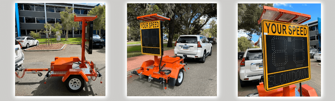 Trailer Mounted Speed Indicators